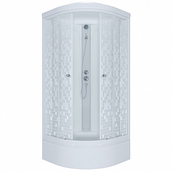 Душевая кабина Triton Мозайка В3 90x90 см ДН4 прозрачное стекло