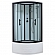 Душевая кабина Timo Standart T-6600 Black 100x100 см тонированное стекло