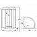 Душевая кабина Loranto CS-6610-25 G 100х100 см