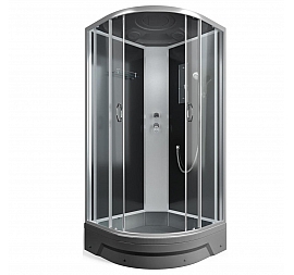 Душевая кабина Erlit Comfort ER351026-C2-RUS_GRAY 100x100 см тонированное стекло