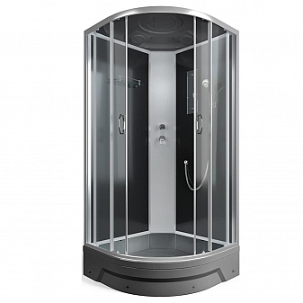 Душевая кабина Erlit Comfort ER351026-C2-RUS_GRAY 100x100 см тонированное стекло