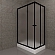 Душевой уголок Triton Вента-Блэк Вельвет Щ0000064630 120х80 см