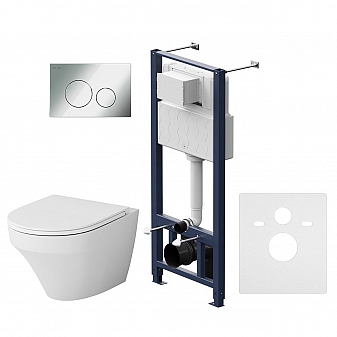 Инсталляция AM.PM с подвесным унитазом Inspire FlashClean IS49051.501700