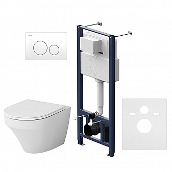 Инсталляция AM.PM с подвесным унитазом Inspire FlashClean IS49001.501700