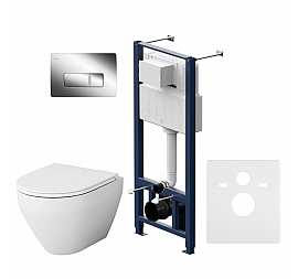 Инсталляция AM.PM с подвесным унитазом Spirit FlashClean IS48051.701700