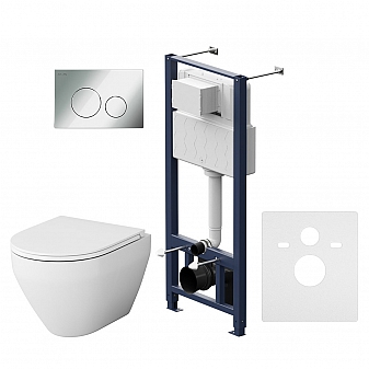 Инсталляция AM.PM с подвесным унитазом Spirit FlashClean IS49051.701700