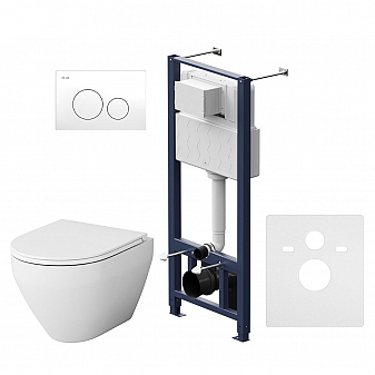 Инсталляция AM.PM с подвесным унитазом Spirit FlashClean IS49001.701700