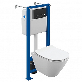 Инсталляция Cersanit с подвесным унитазом Cersanit City Smart 68305