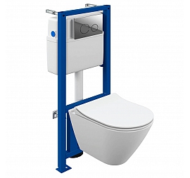 Инсталляция Cersanit с подвесным унитазом Cersanit City Smart 68306