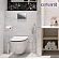 Инсталляция Cersanit с подвесным унитазом Cersanit City Smart 68306