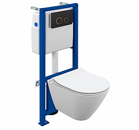 Инсталляция Cersanit с подвесным унитазом Cersanit City Smart 68308