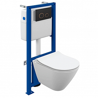 Инсталляция Cersanit с подвесным унитазом Cersanit City Smart 68308