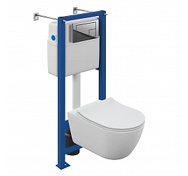 Инсталляция Cersanit с подвесным унитазом Cersanit Nature Oval 64576