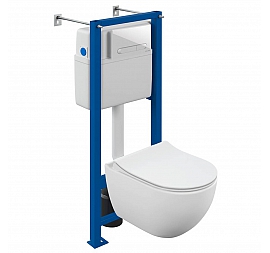 Инсталляция Cersanit с подвесным унитазом Cersanit Brasko 68304