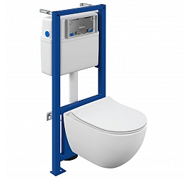 Инсталляция Cersanit с подвесным унитазом Cersanit Brasko 64916