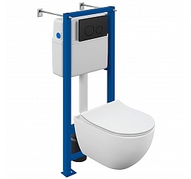 Инсталляция Cersanit с подвесным унитазом Cersanit Brasko 68303