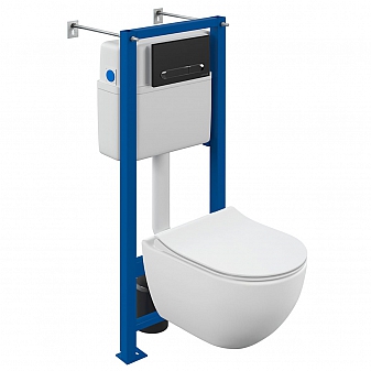 Инсталляция Cersanit с подвесным унитазом Cersanit Brasko 68293