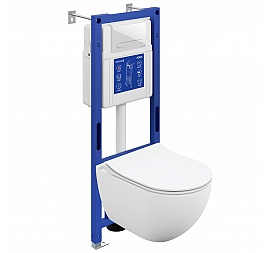 Инсталляция Cersanit с подвесным унитазом Cersanit Brasko A69334