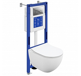 Инсталляция Cersanit с подвесным унитазом Cersanit Brasko A69318