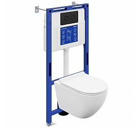 Инсталляция Cersanit с подвесным унитазом Cersanit Brasko A69478