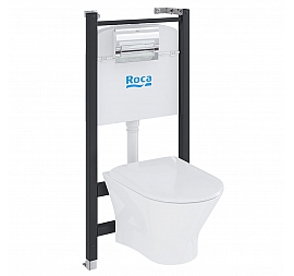 Инсталляция Roca с подвесным унитазом Roca Faro ZRU9307613