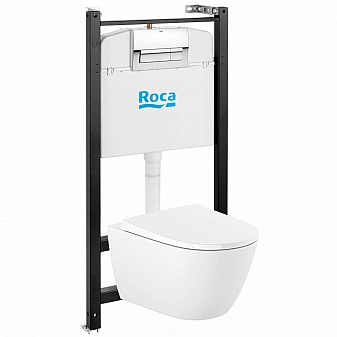 Инсталляция Roca с подвесным унитазом Roca Ona ZRU9310392