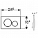Клавиша смыва Geberit Sigma 20 115.882.JT.1
