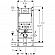 Инсталляция для подвесного унитаза Geberit Duofix 458.122.11.1