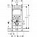 Инсталляция для подвесного унитаза Geberit Duofix 458.125.11.1