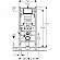 Инсталляция для подвесного унитаза Geberit Duofix 111.362.00.5