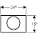 Клавиша смыва Geberit Delta 15 115.101.00.1 антивандальная