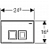 Клавиша смыва Geberit Delta 50 115.135.11.1