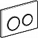 Клавиша смыва Geberit Omega 20 115.085.KH.1