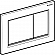 Клавиша смыва Geberit Omega 30 115.080.KJ.1