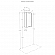 Шкаф навесной Акватон Оливия 1A254703OL01R 35 см правый