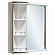 Шкаф зеркальный Runo Стандарт Секрет 75 см