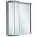 Шкаф зеркальный Runo Стандарт Секрет 65 см
