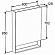 Шкаф зеркальный Roca The Gap Original ZRU9302844 60 см