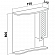 Шкаф зеркальный Runo Милано 75 см