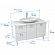 Тумба с умывальником Triton Лира 115 см левая