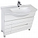 Тумба с умывальником Aquanet Доминика 100 см белая