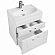 Тумба с умывальником Aquanet Рондо 60 см 2 ящика белая