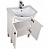 Тумба с умывальником Aquanet Честер 182680 60 см белый/серебро