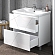 Тумба с умывальником Vigo Geometry 2-600 60 см белая