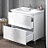 Тумба с умывальником Vigo Geometry 2-800 80 см белая