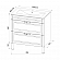 Тумба с умывальником Iddis Oxford OXF80W0i95K 80 см