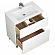 Тумба с умывальником Uncoria Ариль 75 см белая