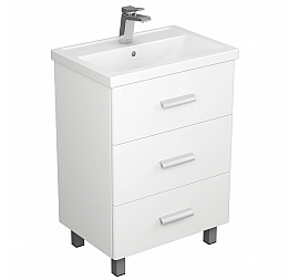 Тумба с умывальником Uncoria Гарда 60 см белая
