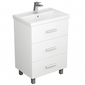 Тумба с умывальником Uncoria Гарда 60 см белая