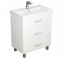 Тумба с умывальником Uncoria Гарда 70 см белая